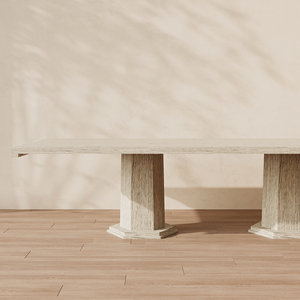 Ferly hiện đại mở rộng gỗ 8 ghế phòng ăn đồ nội thất bằng đá cẩm thạch sang trọng hình chữ nhật Dinning bảng thiết lập - Product Image 5