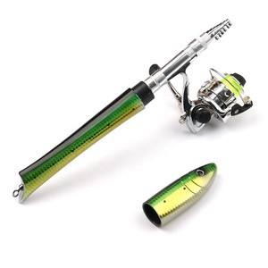 Yousya Hot Sale <strong>Fish</strong> <strong>Pen</strong> Glass Fiber Spinning Fishing <strong>Rod</strong> Fishing Pole with Fishing Wheel Freshwater - Product Image 2