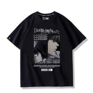 เสื้อยืดแขนสั้นสไตล์เดียวกันสำหรับทุกเพศ ลายอนิเมะไลท์ ยาคามิ สินค้าคอสเพลย์ญี่ปุ่นแบบสองมิติ ลายอิทาชา - Product Image 2