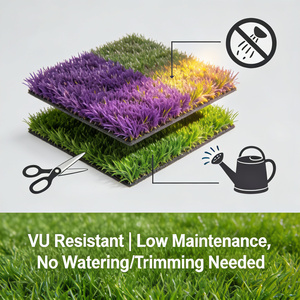 <span class=keywords><strong>Gazon</strong></span> synthétique rayé coloré, hauteur de pile 30 mm, rouleau d'herbe artificielle pour football, aménagement paysager commercial - Product Image 4