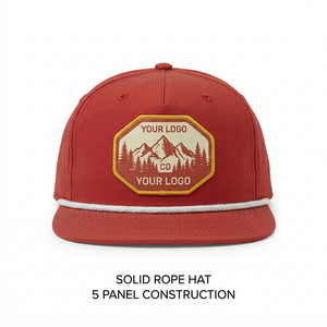 Gorra de 5 Paneles Personalizada <span class=keywords><strong>con</strong></span> Logotipo Bordado en 3D para Marcas de Ropa Urbana, Clubes al Aire Libre, Gorra de Algodón <span class=keywords><strong>con</strong></span> Cierre a Presión - Product Image 2