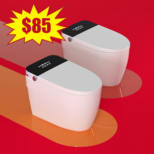 고품질 자동 플러시 화장실 지능형 변기 림리스 워터 클로짓 스마트 변기 리모컨 포함 - Product Image 2