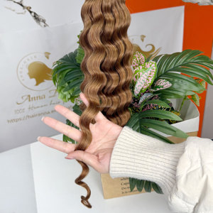 Extension per <span class=keywords><strong>capelli</strong></span> umani all'uncinetto per principianti, onda profonda, a lunga durata, 100% <span class=keywords><strong>capelli</strong></span> umani per intrecciare - Product Image 3