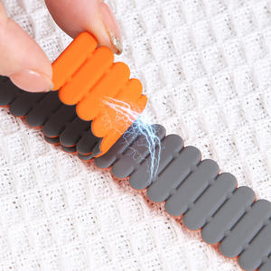 Nouveau design bracelet de montre magnétique en bambou pour <span class=keywords><strong>Huawei</strong></span> Fit 3 bracelet bracelet de montre magnétique réglable en silicone souple - Product Image 2