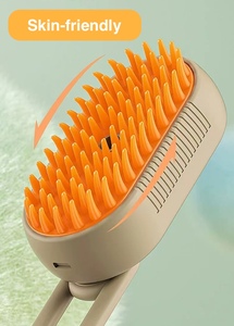 Cepillo de depilacion para gatos plegables peine de vapor abs herramienta de limpieza de belleza para mascotas con manga - Product Image 6