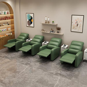 Chaise de canapé inclinable électrique multifonctionnelle à une place pour le tissu d'éponge de bain de pied de cils d'ongle de salon pour l'usage d'appartement - Product Image 4