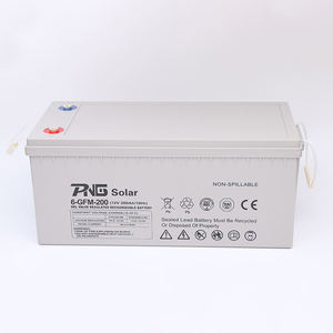 PNG <b>12V</b> 200AH <b>Deep</b> <b>Cycle</b> Solar Storage <b>Battery</b> GEL Lead Acid for Home Appliances - Product Image 2