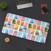 Tapis de souris personnalisé avec logo, motif de dessin animé mignon, tapis de souris en caoutchouc écologique avec logo