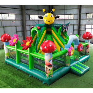 Castillo Inflable Country Farm <span class=keywords><strong>para</strong></span> Niños, <span class=keywords><strong>Casa</strong></span> <span class=keywords><strong>de</strong></span> Brinco Inflable, Springkasteel, Tobogán Inflable - Product Image 3