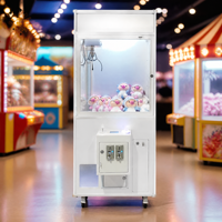 Machine à griffes personnalisée en fer blanc et plastique, à monnayeur, pour peluches pour enfants, version anglaise 110/220V