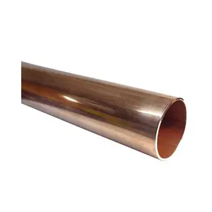 Seamless Customized Copper Pipes C70600 C71500 C12200 Alloy Copper Tube Coil for Gas Industrial and Water Tube