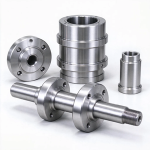 Pièces usinées CNC sur mesure en acier inoxydable OEM, corps de vanne multi-voies de précision, raccords d'arbre et de bride pour système de contrôle des fluides - Product Image 3
