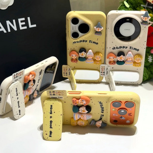 เคสโทรศัพท์แบบมีขาตั้งกระจก 3 มิติ ลายตุ๊กตาน่ารัก สไตล์เกาหลี สำหรับ iPhone 17 16 15 Pro Max ป้องกันการตก - Product Image 4