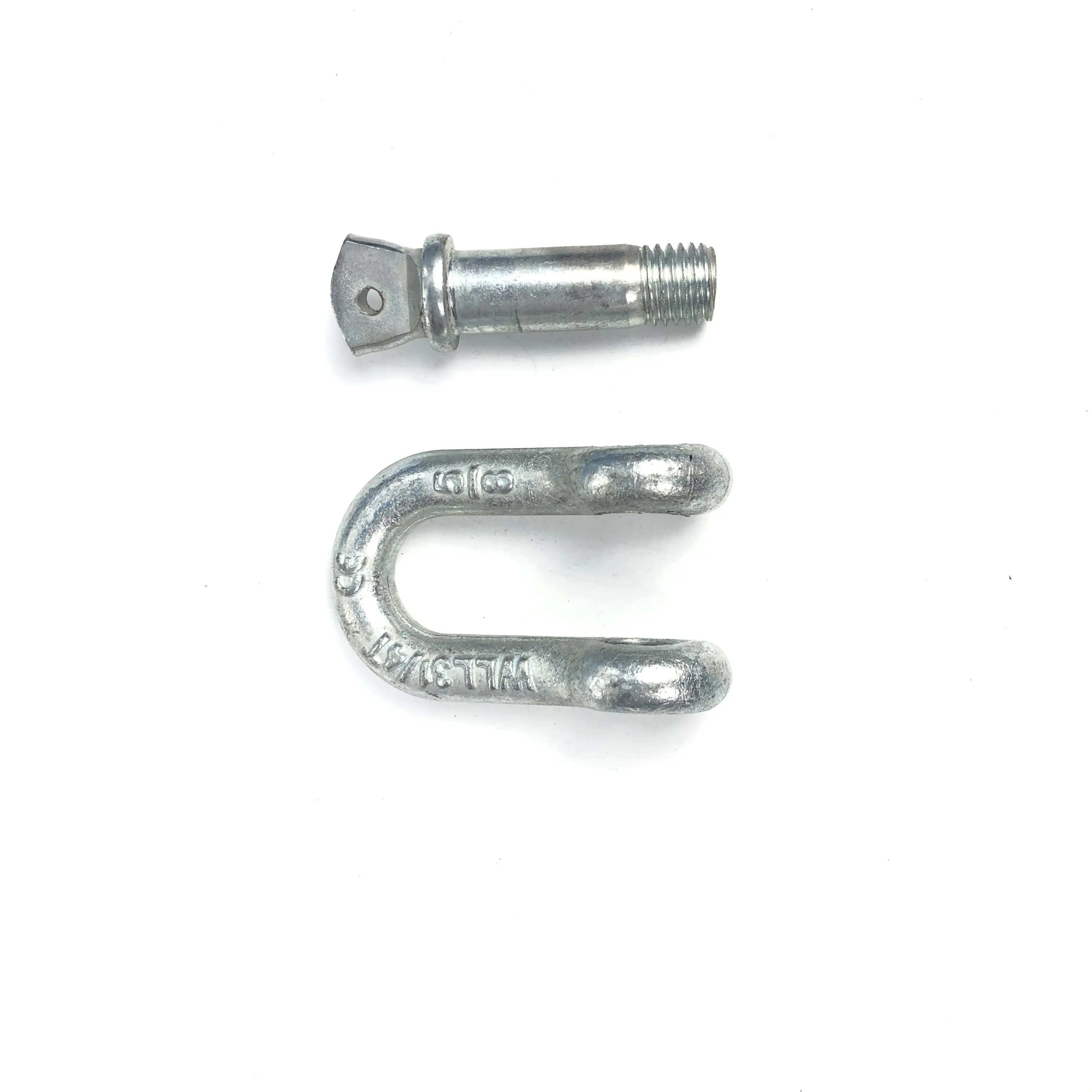 1/2 3/4 5/8 TYPE SCREW PIN ANCHOR SHACKLE WITH OR WITHOUT COLLAR, JIS TYPE SCREW PIN CHAIN SHACKLE WITH OR WITHOUT COLLAR