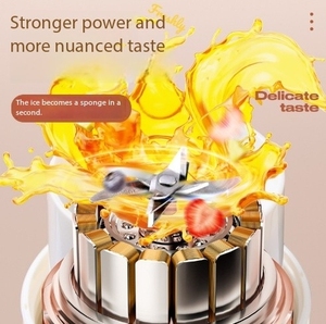 New USB Charging Juicer Outdoor Sports Portable High Power <b>Large</b> Capacity Can Crush Ice Straight Drink Juicer <b>Cup</b> Double Cover - Product Image 4