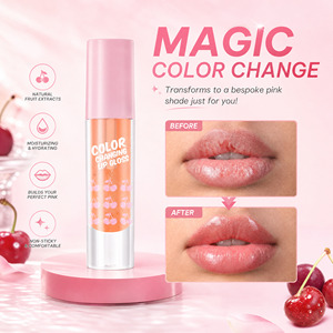 VIOLA HOUSE Gloss à lèvres magique longue durée, huile à lèvres changeante de couleur sensible au pH pour repulper et hydrater, ODM OEM - Product Image 2