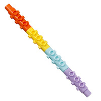 Coffret de stylos gel fantaisie pour coloriage, jouet pour enfants, blocs de construction polyvalents à assembler librement, thème dessin animé