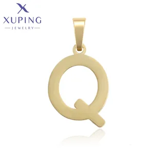 A00573021 Xuping Jewelry fashion jewelry gift simple classic middle letter Q 14K color stainless steel pendant