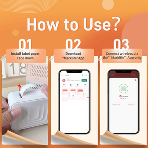 Nhãn Maker Máy M1 máy in nhãn băng bao gồm kết nối không dây nhiều mẫu có sẵn dễ dàng để sử dụng văn phòng nhà - Product Image 6