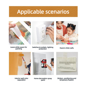 Nastro Adesivo in Carta Crespa Acrilica Jinghua per Decorazione Casa, Monofacciale 40mm, Scrivibile, per Uso Interno/Esterno - Product Image 5