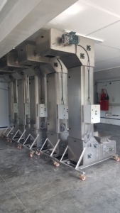 Ascenseur Z pour les applications de moulin à farine et de vinerie, construction en acier inoxydable, marque SUISER MAKINE - Product Image 2