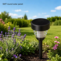 Panneau solaire circulaire ETFE 6W 6V à haute efficacité, cellule solaire ronde pour réseau de capteurs sans fil AIoT pour l'agriculture intelligente