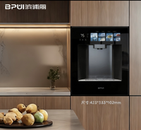 Dispensador de Agua Eléctrico Ultrafino de Acero Inoxidable Binpu Li, Frío y Caliente, Empotrado en la Pared, Purificador de Agua Potable Directo para Hotel