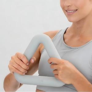 Ensemble d'haltères triangulaires en caoutchouc et fonte 10 LB unisexe, poids libres réglables, Power Ring, accessoires de fitness pour la musculation des bras à domicile - Product Image 5
