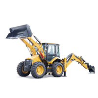 Chargeuse-pelleteuse compacte SANY 10,5T avec godet de chargement de 1,1 m³ et godet d'excavation de 0,2 m³