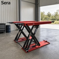 Sera MD35-12 Pont élévateur à ciseaux à levée moyenne certifié CE, capacité 3,5 tonnes, hauteur de levage 1200 mm, système hydraulique professionnel pour