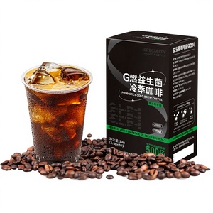 Café Instantáneo en Polvo <span class=keywords><strong>Liofilizado</strong></span> <span class=keywords><strong>Arabica</strong></span> Suave Sin Azúcar, Probiótico Premium Patentado, Certificado HACCP e ISO - Product Image 2