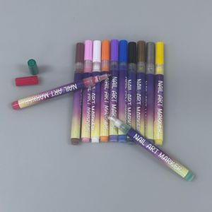 Peinture à ongles à base d'eau à séchage rapide OEM, 12 couleurs, outils portables de nail art DIY, acrylique 0,5 mm, décoration d'ongles pour femmes - Product Image 5