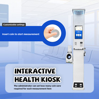 Quiosco Interactivo de Control de Salud Médico para Clínicas, Medidor de Altura Ultrasónico, Pantalla Táctil LED de 21 Pulgadas, Personalizable OEM/ODM, 5 Años de Garantía