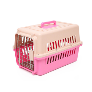Açık hava havayolu onaylı katlanabilir seyahat ticari uçuş plastik renk Pet kedi köpek kafesleri - Product Image 2