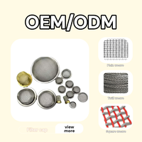 Filter Disc Tenun Kuningan Baja Tahan Karat 304/316 Weikai Filtration, Lubang Persegi, Kawat Mesh, Efisiensi 98%, Filter Kustom