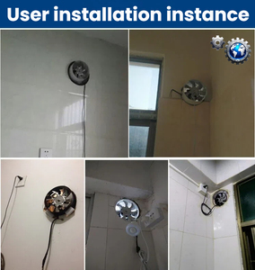 4/6/7/8/10/12 inch Ống extractor nhà bếp phòng tắm im lặng kim loại nhỏ người hâm mộ thông gió xả cho nhà vệ sinh fan hâm mộ - Product Image 5