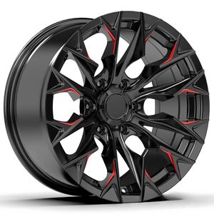 16-20in 6x139.7 CB110.1 Heavy Duty Cast Alloy Wheels 8.5-9.0J ET0 Off-Road Rims For <strong>SUV</strong> Pickup Trailer JWL/VIA Certified