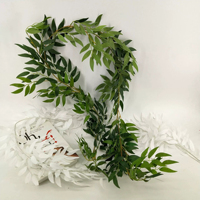 Plantes artificielles en gros L15 pour intérieur et extérieur, fausses lianes, feuillage artificiel, feuilles de lierre, plantes murales artificielles pour décorations de plafond