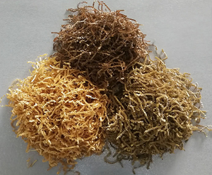 ECO all'ingrosso ricicla la <span class=keywords><strong>carta</strong></span> Kraft tagliuzzata marrone dei materiali per il riempimento del cesto e la scatola di spedizione del sacchetto d'imballaggio del cestino del regalo - Product Image 5