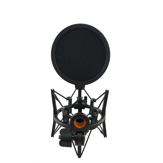 Professional Microphone Shockproof Stand Live Microphone Plastic Blowout Preventer Cover