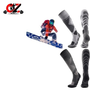 Calcetines de Esquí Unisex de Alta Calidad CZ, Resistentes al Sudor y Cálidos, Calcetines de Algodón para Senderismo, de Secado Rápido y Transpirables, Personalizables - Product Image 1