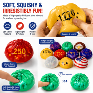 Hot-Selling Unisex Stress-Relieving Squeeze Toy Steamed Bun Squishy Slow Rebound Simulation Decompression Toy for Ages 8+ & 14+ - Product Image 4