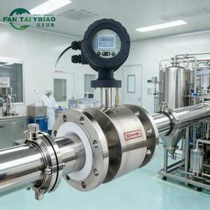 DN3-DN3000電磁流量計下水/廃水産業用液体流量RS485/4-20mA - Product Image 1