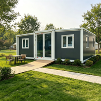 Maison modulaire préfabriquée extensible de 20 pieds, moderne et portable, avec installation rapide pour usage extérieur dans les hôtels et villas