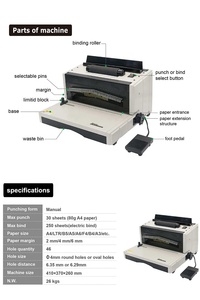 Tự động xoắn ốc cuốn sách máy tính ràng buộc cho máy tính xách tay xoắn ốc chất kết dính máy - Product Image 5
