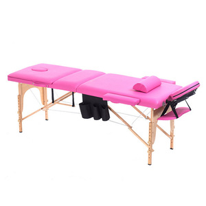 <span class=keywords><strong>Table</strong></span> de <span class=keywords><strong>massage</strong></span> pliable et portable pour spa d'acupuncture, bon marché, réglable, salon de beauté, lit de <span class=keywords><strong>reiki</strong></span> du visage pour <span class=keywords><strong>massage</strong></span> avec jambe en bois - Product Image 6