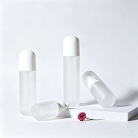 NOUVEAU Flacon en verre en forme de capsule unique de 120 ml/100 ml/60 ml/40 ml/30 ml pour fond de teint liquide et essence