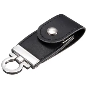 قرص فلاش USB من الجلد مخصص بسعات 1 جيجا 4 جيجا 8 جيجا 16 جيجا
