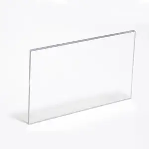 Folhas de acrílico para vidro transparente, folha de acrílico 18x24, folha de vidro acrílico transparente para arte, tamanho grande