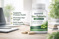 OAZVITA Capsules de Palmier Nain Soutien Santé de la Prostate Bien-être Masculin Complément Herbal Vente en Gros